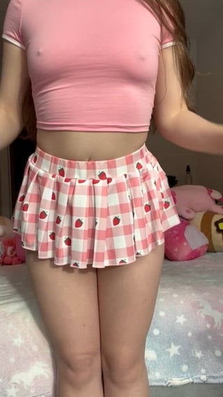 I show off my tits because deep down I'm a horny slut