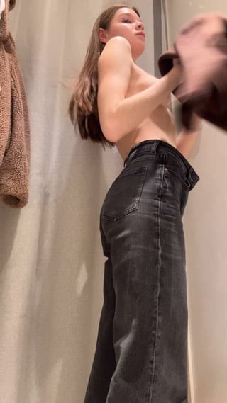 In the changing room after college